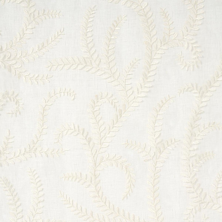 Boboli Embroidered Sheer Ivory 67760 by Schumacher Fabric Essentials: Sheers & Casements Ii 24.75" - Fabric Carolina -