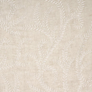 Boboli Embroidered Sheer Linen 67761 by Schumacher Fabric