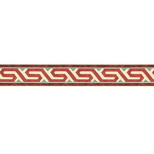 Bosphorus Border Pomegranate 5006722 by Schumacher Wallpaper