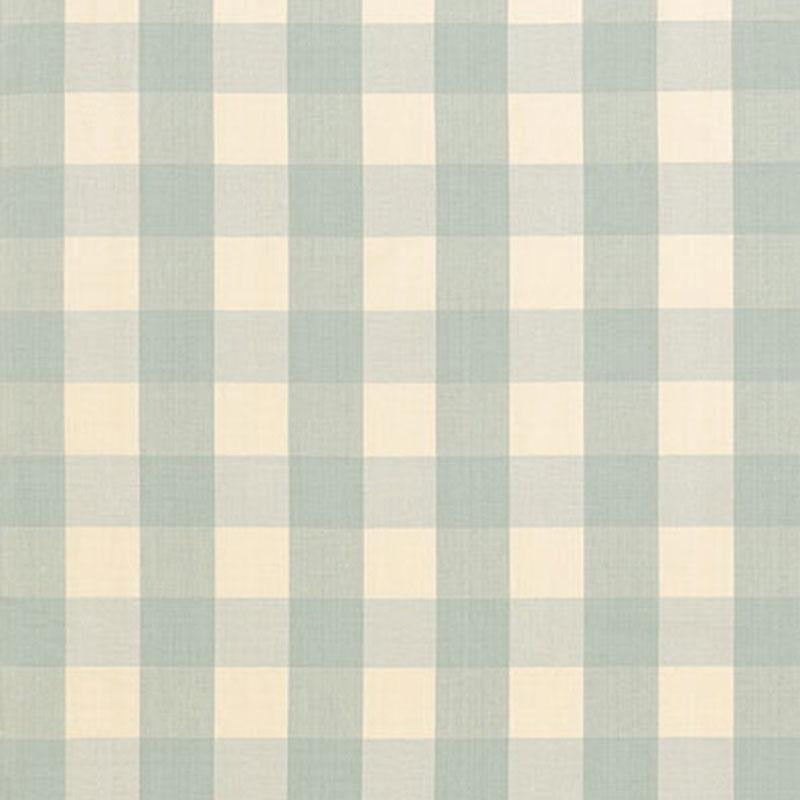 Camden Cotton Check Aqua 63037 by Schumacher Designer Fabric Revisits Of Popular Patterns 3.0" - Swanky Fabrics -