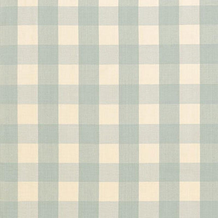 Camden Cotton Check Aqua 63037 by Schumacher Fabric Revisits Of Popular Patterns 3.0" - Fabric Carolina -