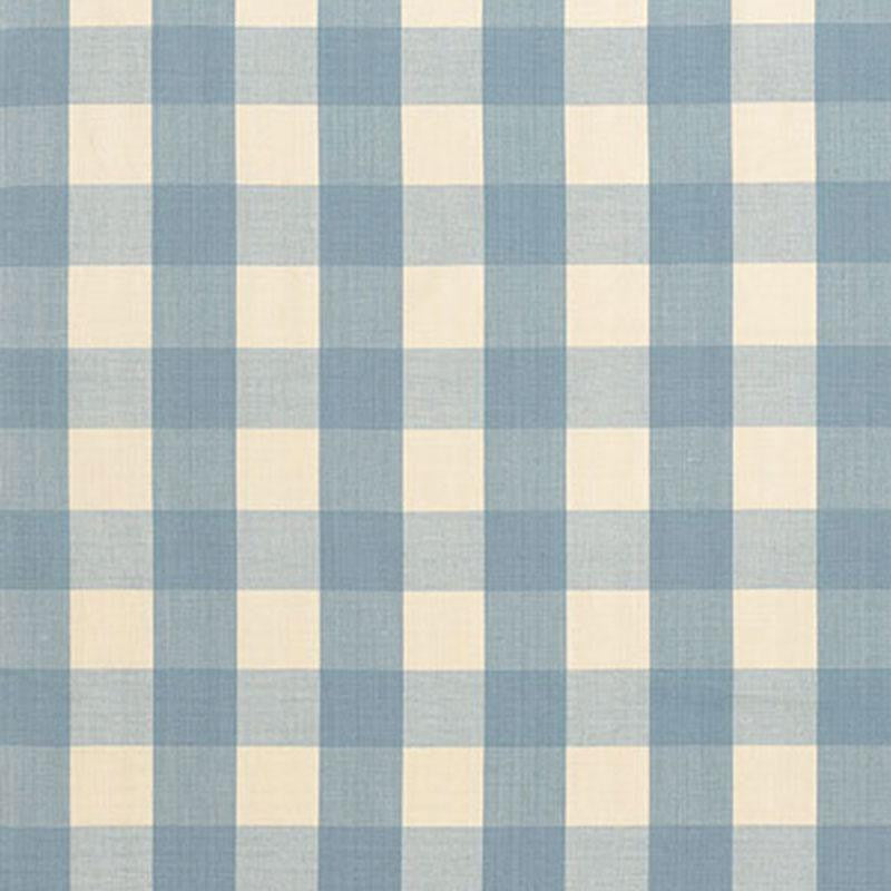 Camden Cotton Check Chambray 63038 by Schumacher Fabric Revisits Of Popular Patterns 3.0" - Fabric Carolina -