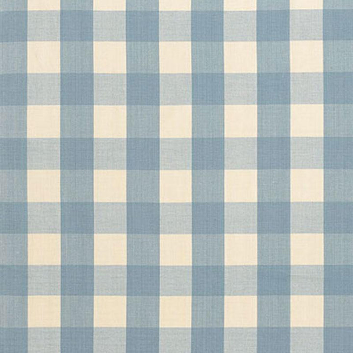 Camden Cotton Check Chambray 63038 by Schumacher Fabric Revisits Of Popular Patterns 3.0" - Fabric Carolina -