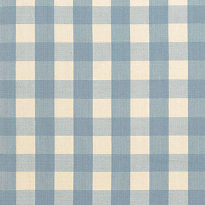 Camden Cotton Check Chambray 63038 by Schumacher Fabric