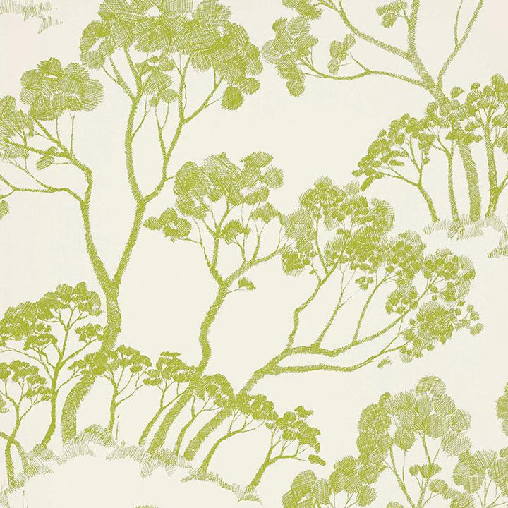 Timber ! Leaf 5007981 by Schumacher Wallpaper Drawn From Nature 27.0" - Fabric Carolina -