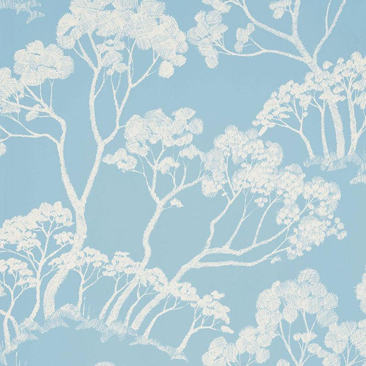 Timber ! Cloud 5007982 by Schumacher Designer Wallpaper Drawn From Nature 27.0" - Swanky Fabrics -