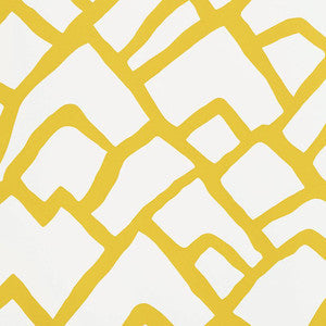 Zimba Citrine 5003305 by Schumacher Wallpaper