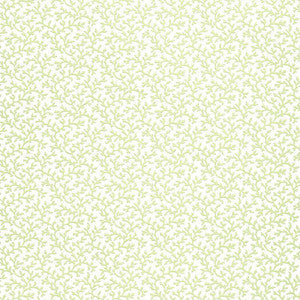 Coral Vine Aloe 5004412 by Schumacher Wallpaper