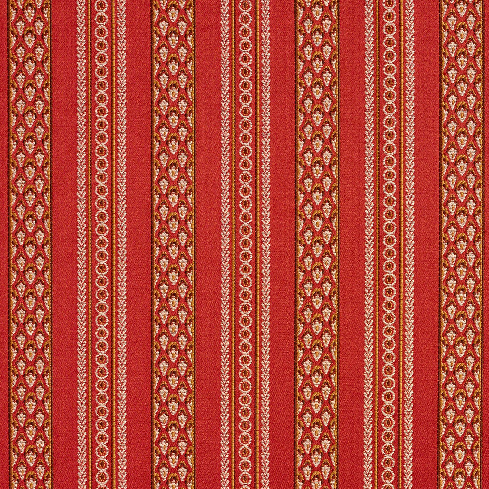 20710-03 by Charlotte Fabric Vintage charm 100% Woven Polyester Asia Exceeds 70,000 Wyzenbeek Rubs (Heavy Duty) Horizontal: 3.25" 54 Inches - Fabric Carolina -