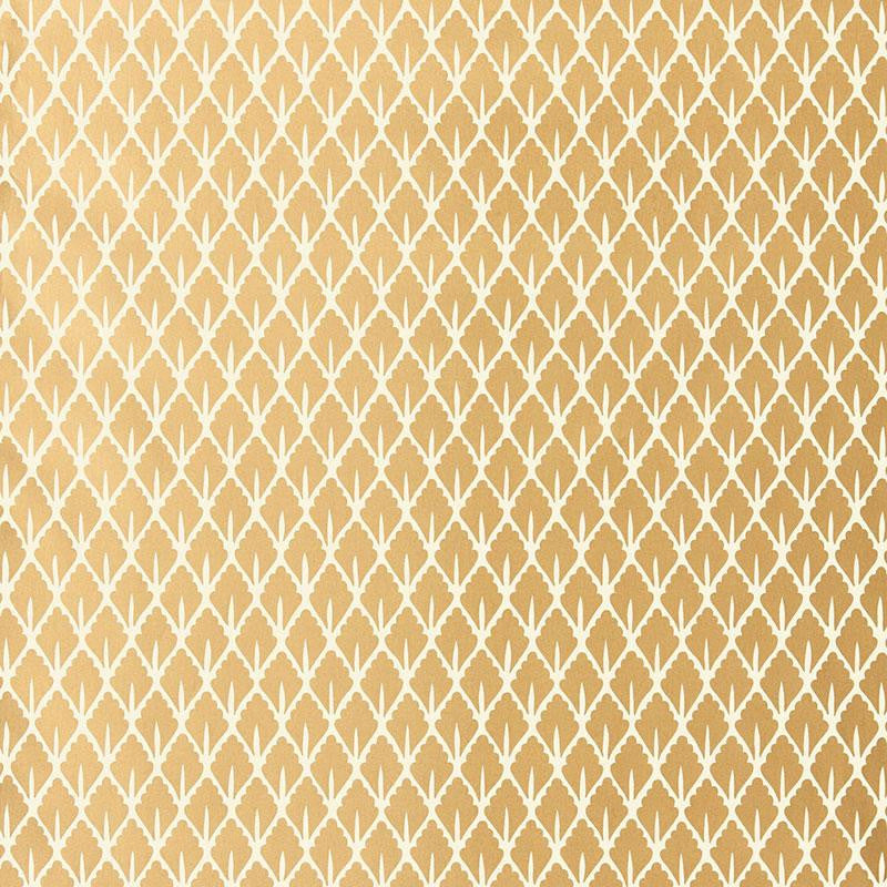 Mughal Leaf Burnished Gilt 5006671 by Schumacher Wallpaper Ottoman Chic 9.0" - Fabric Carolina -