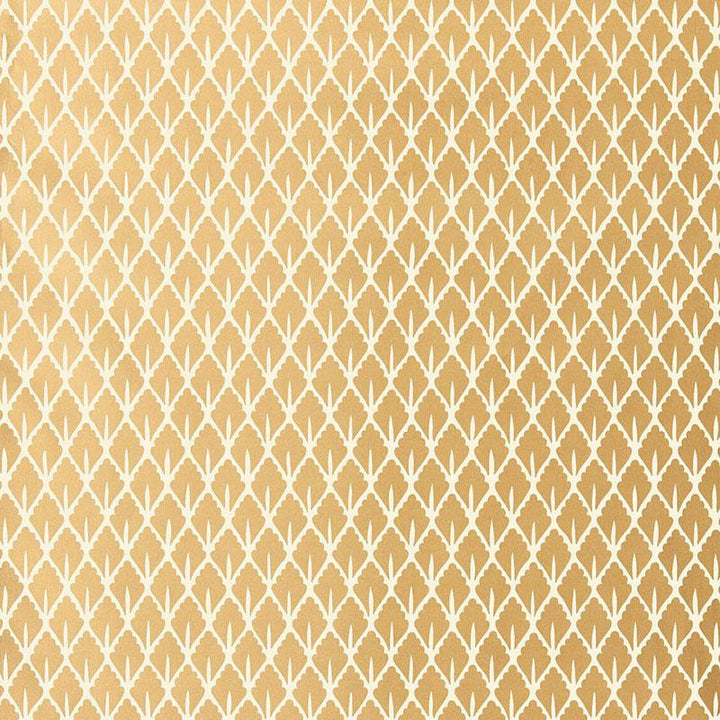Mughal Leaf Burnished Gilt 5006671 by Schumacher Wallpaper Ottoman Chic 9.0" - Fabric Carolina -