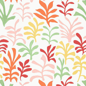 Ode To Matisse Punch 174950 by Schumacher Fabric