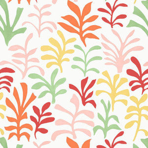 Ode To Matisse Punch 174950 by Schumacher Fabric