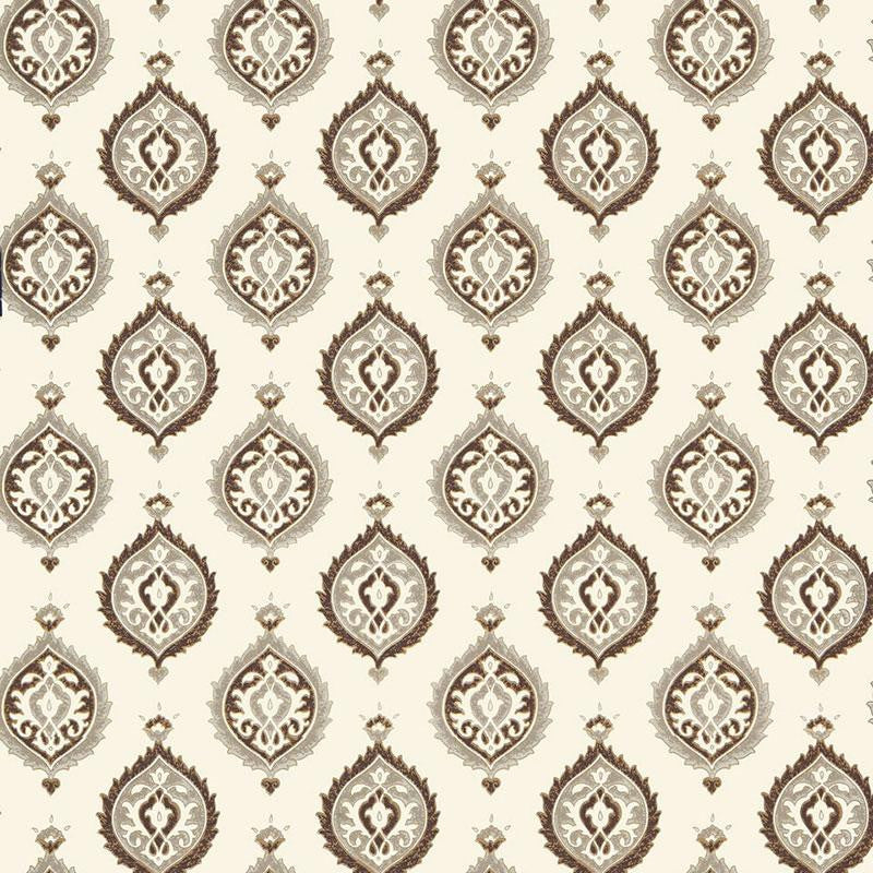Samovar Sepia 5006681 by Schumacher Wallpaper Martyn Lawrence Bullard 6.75" - Fabric Carolina -