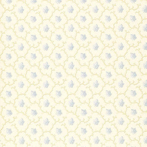 Coral Leaf Blue 203683 by Schumacher Wallpaper