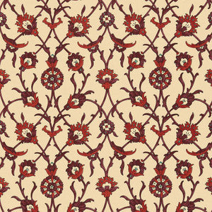 Sultan'S Trellis Pomegranate 5006702 by Schumacher Wallpaper