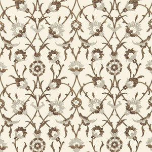 Sultan'S Trellis Sepia 5006701 by Schumacher Wallpaper