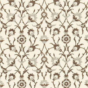 Sultan'S Trellis Sepia 5006701 by Schumacher Wallpaper