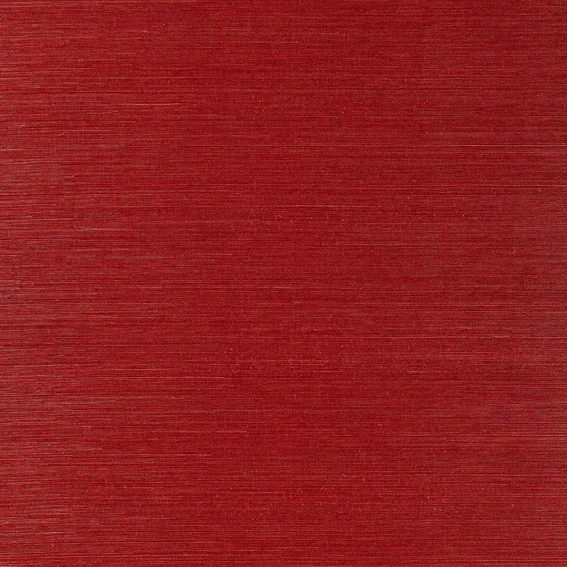 Osan Sisal Red 529632 by Schumacher Designer Wallpaper Quiet Beauty - Swanky Fabrics -