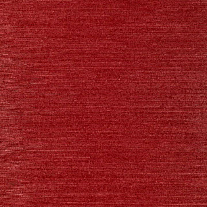 Osan Sisal Red 529632 by Schumacher Designer Wallpaper Quiet Beauty - Swanky Fabrics -