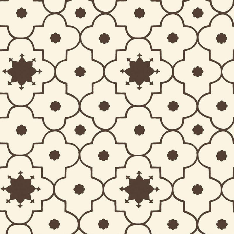Taj Trellis Sepia 5006621 by Schumacher Wallpaper Martyn Lawrence Bullard 13.5" - Fabric Carolina -