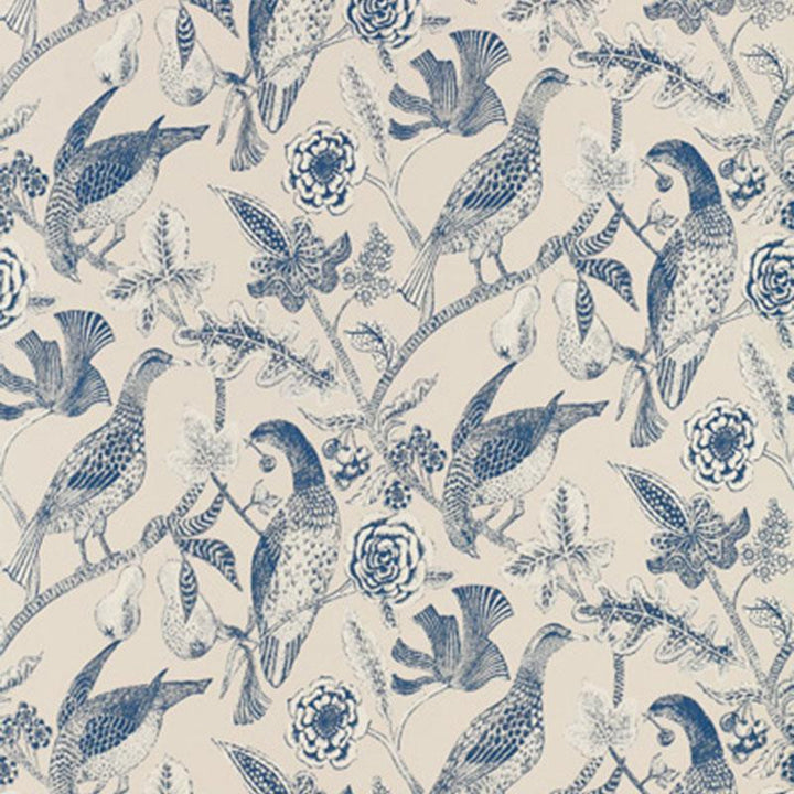 Katmandu Navy 2700201 by Schumacher Wallpaper Perennial Favorites - Fabric Carolina -