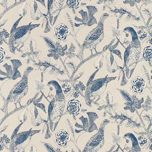Katmandu Navy 2700201 by Schumacher Wallpaper