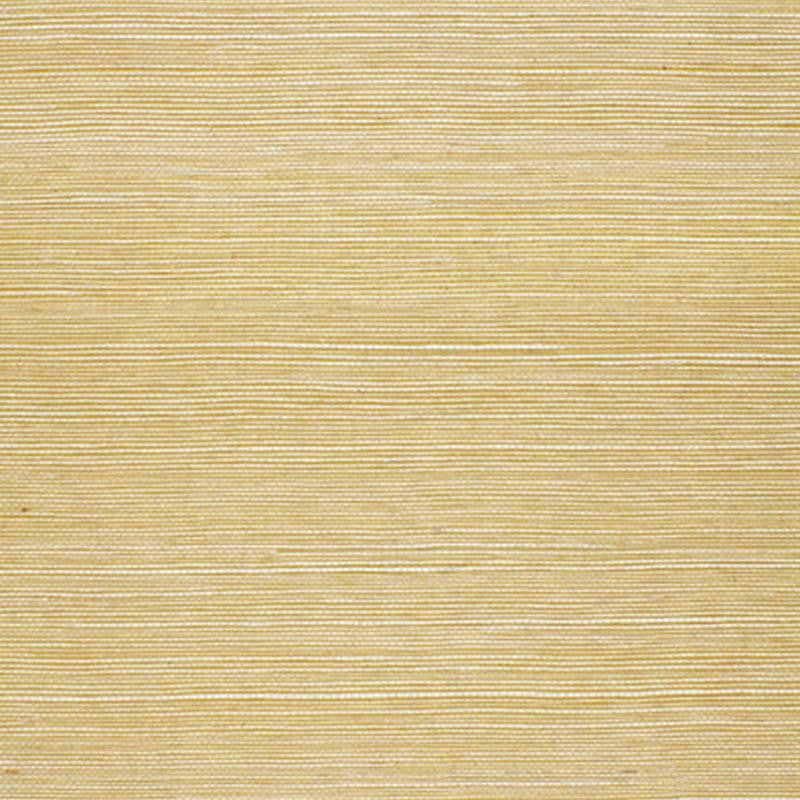 Suwon Sisal Gold 5000762 by Schumacher Wallpaper Quiet Beauty - Fabric Carolina -