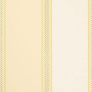 Valais Stripe Soft Yellow 5002471 by Schumacher Wallpaper