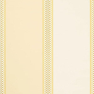 Valais Stripe Soft Yellow 5002471 by Schumacher Wallpaper