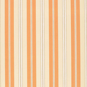 Chalon Stripe Coral 5002485 by Schumacher Wallpaper
