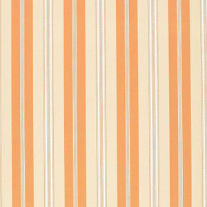 Chalon Stripe Coral 5002485 by Schumacher Wallpaper