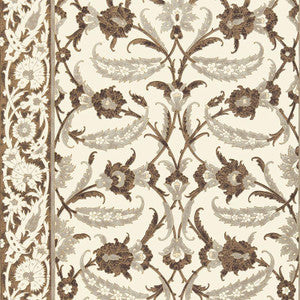 Topkapi Sepia 5006661 by Schumacher Wallpaper