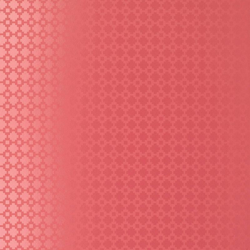 Shake It Up Raspberry Gloss 5003232 by Schumacher Designer Wallpaper Essential 1.25" - Swanky Fabrics -