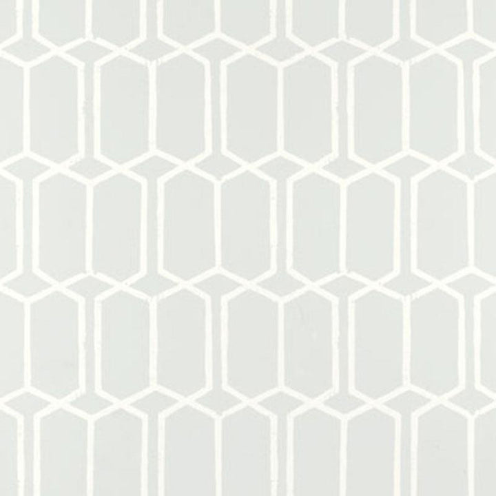 Modern Trellis Cirrus 5003280 by Schumacher Wallpaper The Smart Set 6.75" - Fabric Carolina -