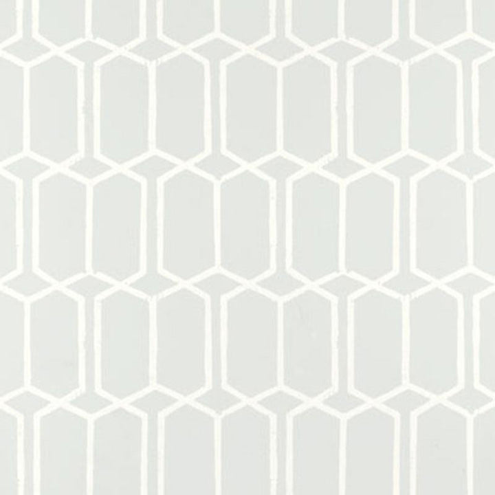 Modern Trellis Cirrus 5003280 by Schumacher Designer Wallpaper The Smart Set 6.75" - Swanky Fabrics -