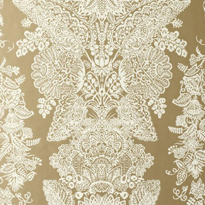 Lace Champagne 5003321 by Schumacher Wallpaper Exuberant Prints 23.0" - Fabric Carolina -