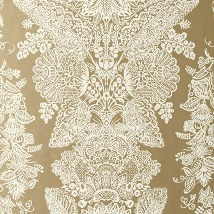 Lace Champagne 5003321 by Schumacher Designer Wallpaper Exuberant Prints 23.0" - Swanky Fabrics -