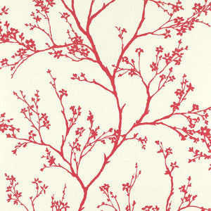 Twiggy Raspberry 5003343 by Schumacher Wallpaper