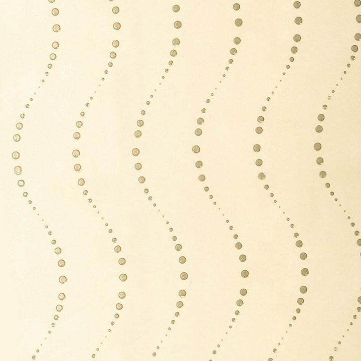 Bubbles Cream 5003420 by Schumacher Designer Wallpaper Atelier 3.75" - Swanky Fabrics -
