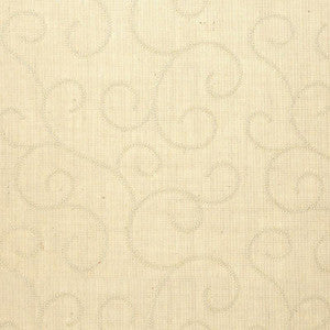 Adhafera Scroll Oatmeal 5003540 by Schumacher Wallpaper
