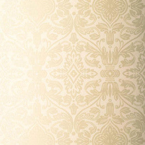 Varenna Damask Sand 5003600 by Schumacher Wallpaper