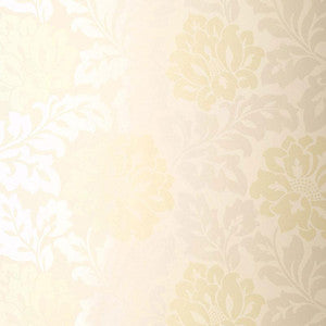 Saraceno Damask Citrine 5003630 by Schumacher Wallpaper