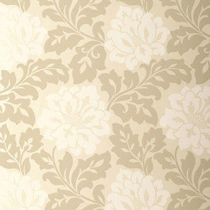 Saraceno Damask Topaz 5003633 by Schumacher Wallpaper
