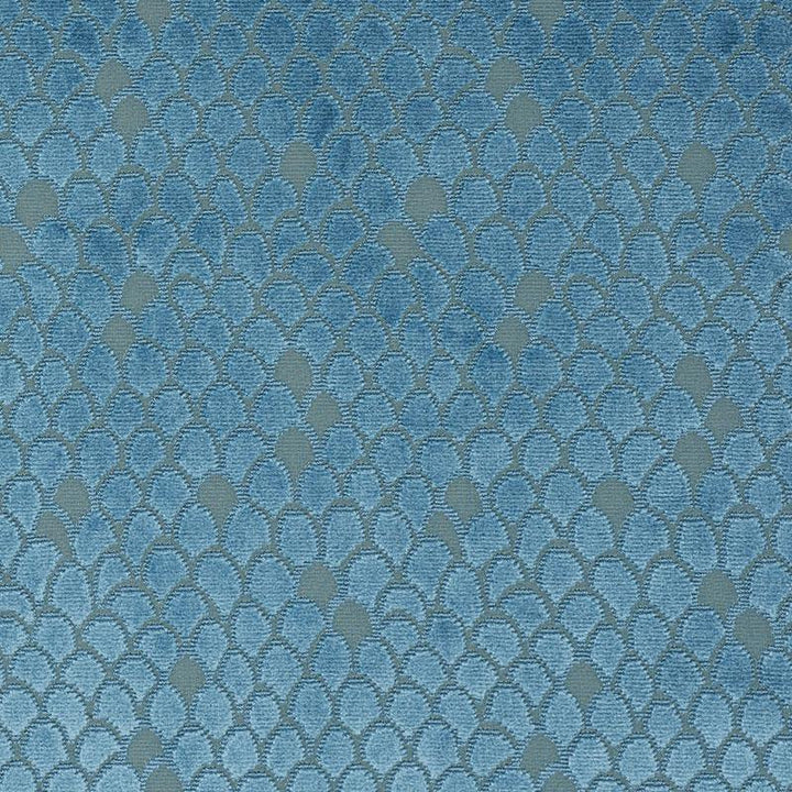 Esther Velvet Peacock 72772 by Schumacher Fabric Cut & Patterned Velvets 13.5" - Fabric Carolina -