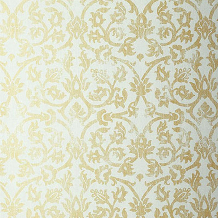 Pellaro Aqua 5003643 by Schumacher Wallpaper Palazzo 27.0" - Fabric Carolina -
