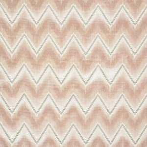 Chevron Velvet Blush 72840 by Schumacher Fabric