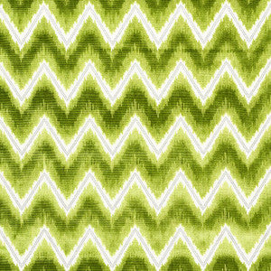 Chevron Velvet Leaf 72843 by Schumacher Fabric