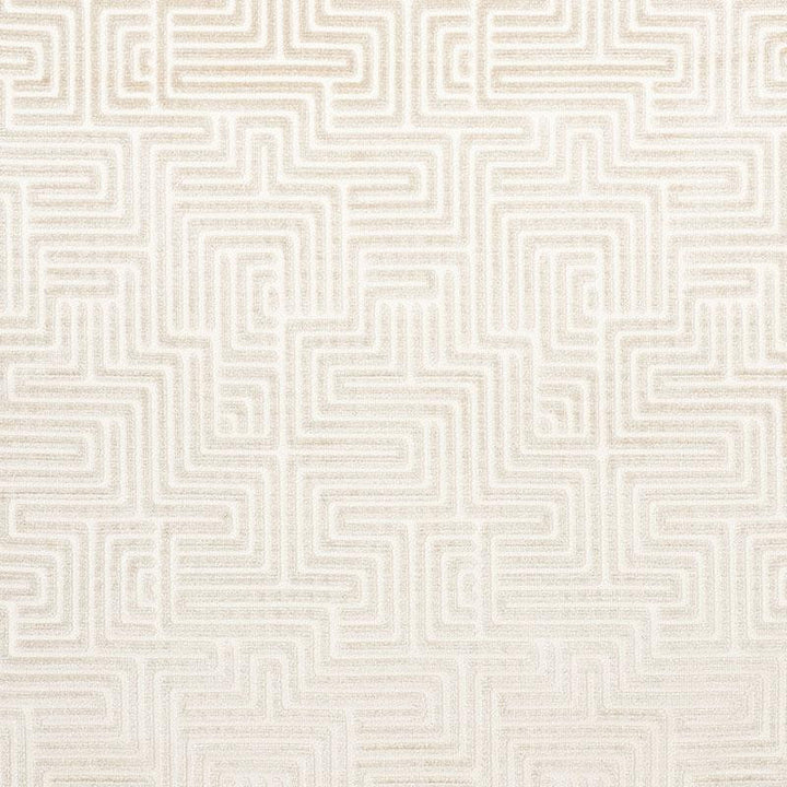 Lisboa Velvet Pearl 72950 by Schumacher Fabric Cut & Patterned Velvets 6.75" - Fabric Carolina -
