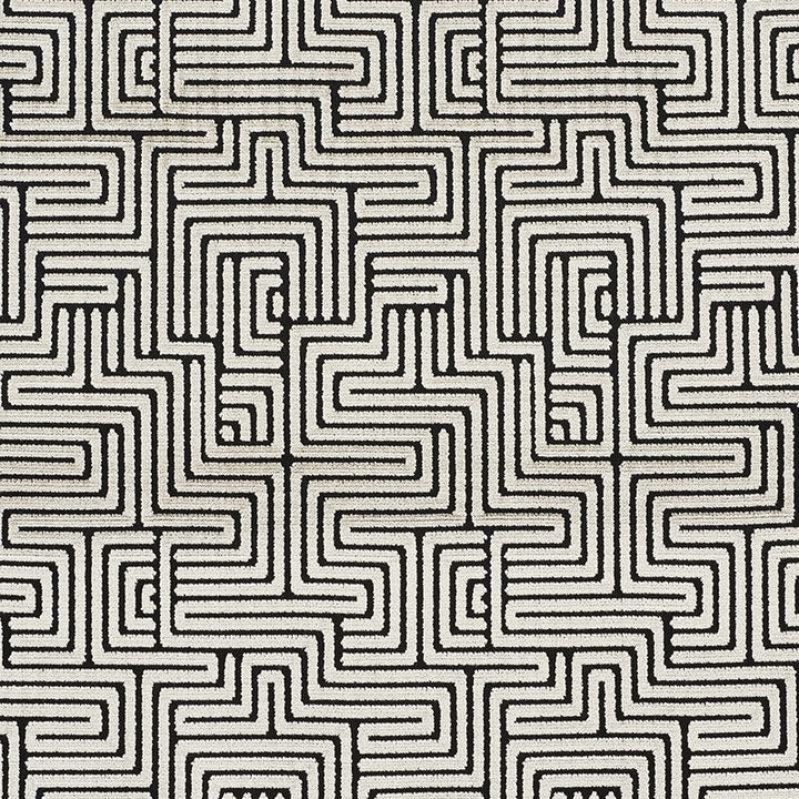 Lisboa Velvet Obsidian 72952 by Schumacher Fabric Cut & Patterned Velvets 6.75" - Fabric Carolina -